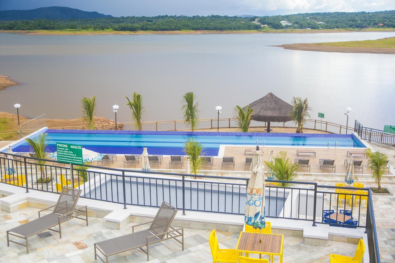 Apto Resort Do Lago Ate 8 Pessoas - Valor Promocional Калдас-Новас Экстерьер фото